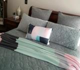 Adairs Throw with matching Cushion
