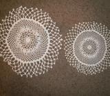 2 Vintage Crochet Doilies