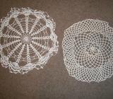 2 Vintage Crochet Doilies
