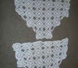 2 Vintage Crochet Doilies