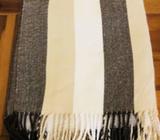 Wool fibre throw blanket 1300 x 1700mm