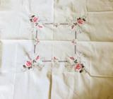 Lace & cotton tablecloths placemats serviettes vintage high tea