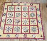 Patchwork throw