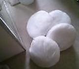 New round cushion inserts; 40cm diameter; $4 each; 5 available