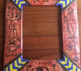 Egyptian frame with Egyptian hieroglyphics for mirror/ picture