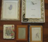 5 x Photo frames