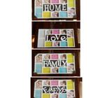 White collage frames