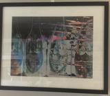 Framed fashion print - dom perignon