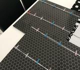 2x photo peg board wall displays