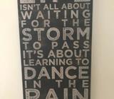 Wooden word board