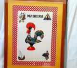 Towel Madeira Rooster framed