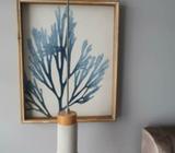 Quality Blue Fern Print
