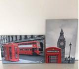 London theme canvas $10ea or $15 for both