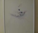 White Cat Print