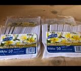 100 X Plastic Dinner Forks