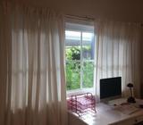 Vintage gold curtain rod
