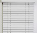White Venetian Blind 1780w x 1450h. 50mm Ecowood Slats. Ex cond