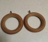 Timber curtain rings with metal rings (13)