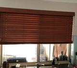 Faux wooden venetians (6 sets available