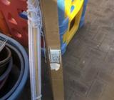 1800 long x 900 retro blind with cane patten. Text only