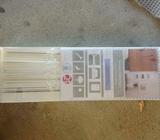 Gloss White Venetion Blinds 210cm Drop