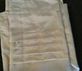 2 x Light Cream Curtains , Excellent condition