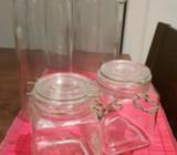 Glass kitchen storage