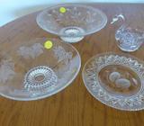 Crystal dishes