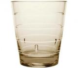 Kristallon Polycarbonate Ringed Tumbler Tan 285ml (Pack of 6 only)