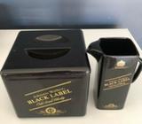 Johnnie Walker Black Label Ice Bucket and Water Jug
