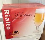 Pilsener beer glasses