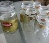 6 Moccona Jars