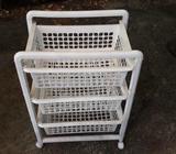 Kitchen tidy plastic 3 drawers
