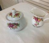 Milk Jug / Sugar Bowl. $8 pair