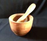 wood mortar pestle!