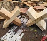 Grazing board stands