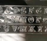 Alphabet cutters - cake supplies