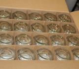 300ml food jars & black lids