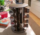Stainless steel spice rack