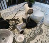 Vintage retro sunbeam mixmaster 2 bowls juicer mincer beaters