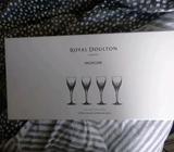 Royal Dalton high Clare Sherry glasses
