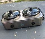 Dual slow cooker