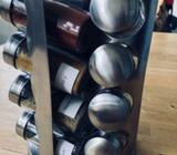 Spice rack with spices - like new!!!