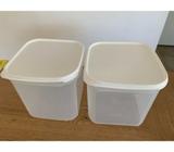 Tupperware pantry mates x 2 cream seal