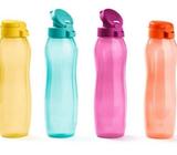 Tupperware - Eco drink bottle 1L x 4 - neww bright