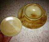 Pottery Dip & Bickys dish with lid BRAND NEW Handmade