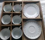 Cups and saucers