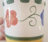 Stoneage Florenzia by Carleen Gaby Hand Painted Cups & Saucers