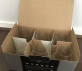 6x stemless glasses
