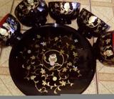 Owl soup bowl set